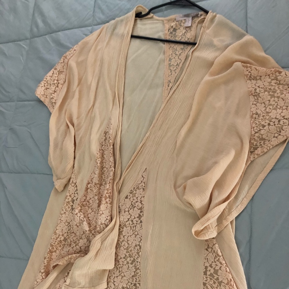 Baby pink forever 21 kimono